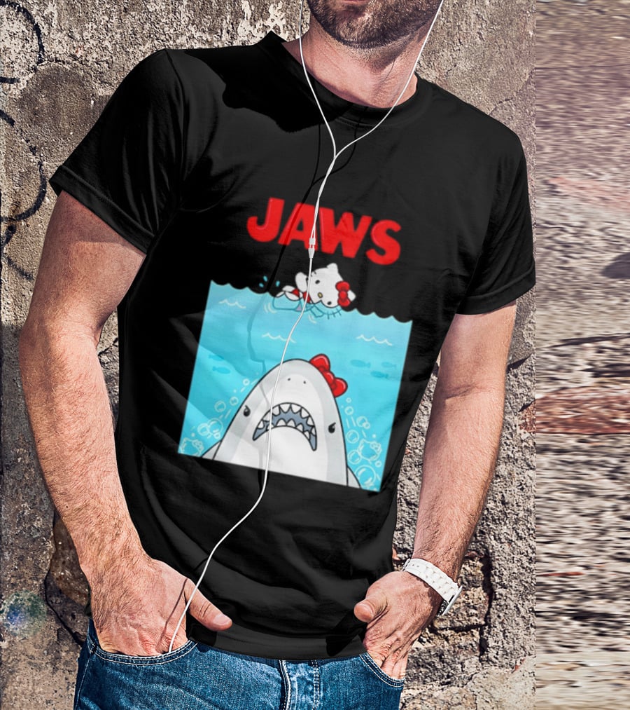 Hello Kitty Jaws Universal Studios Collaboration T-Shirt