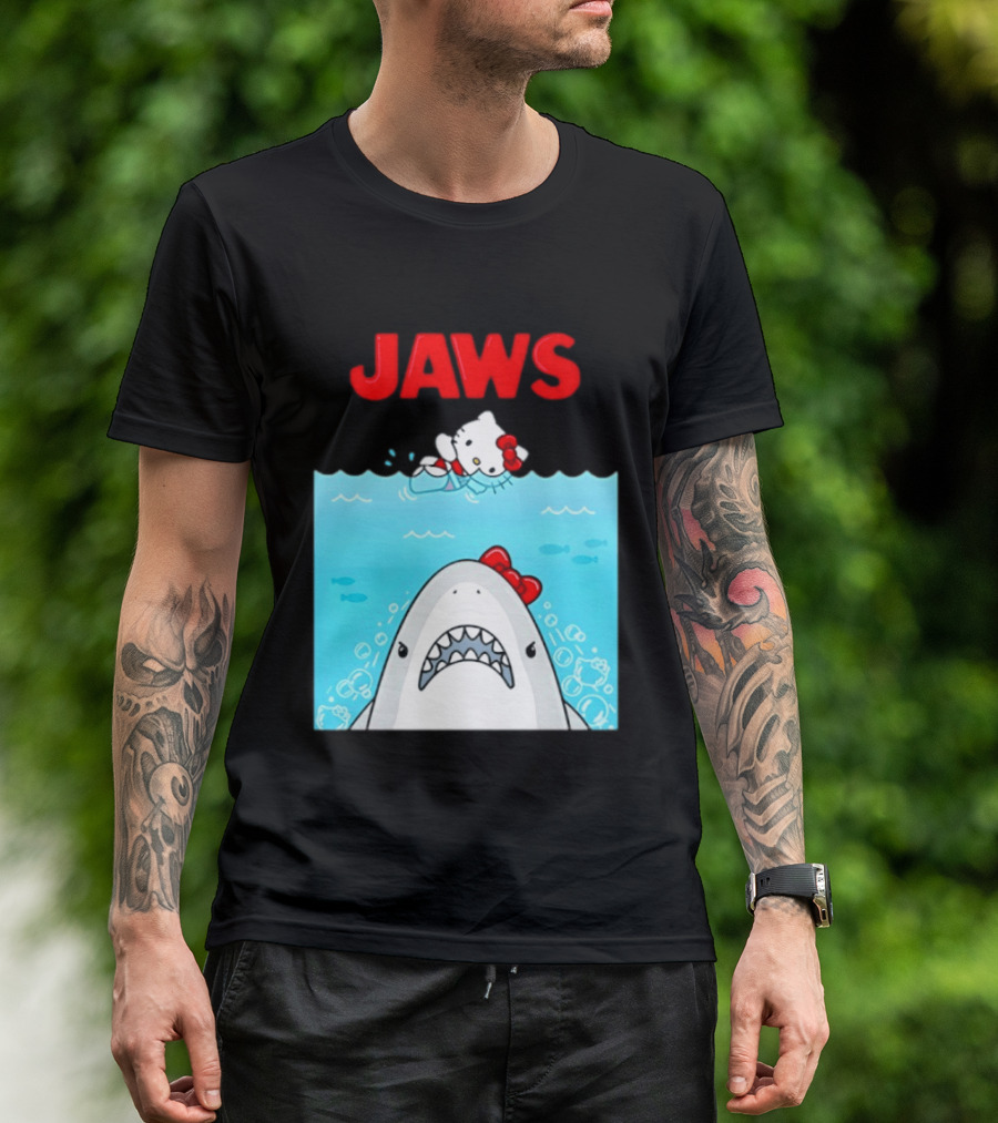 Hello Kitty Jaws Universal Studios Collaboration T-Shirt