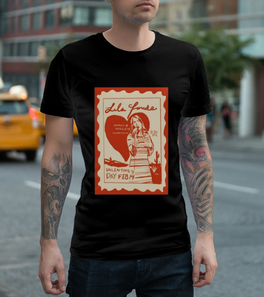 Lila Forde Valentine's Day February 14 Pappy Harriets Pioneertown CA 2026 T-Shirt