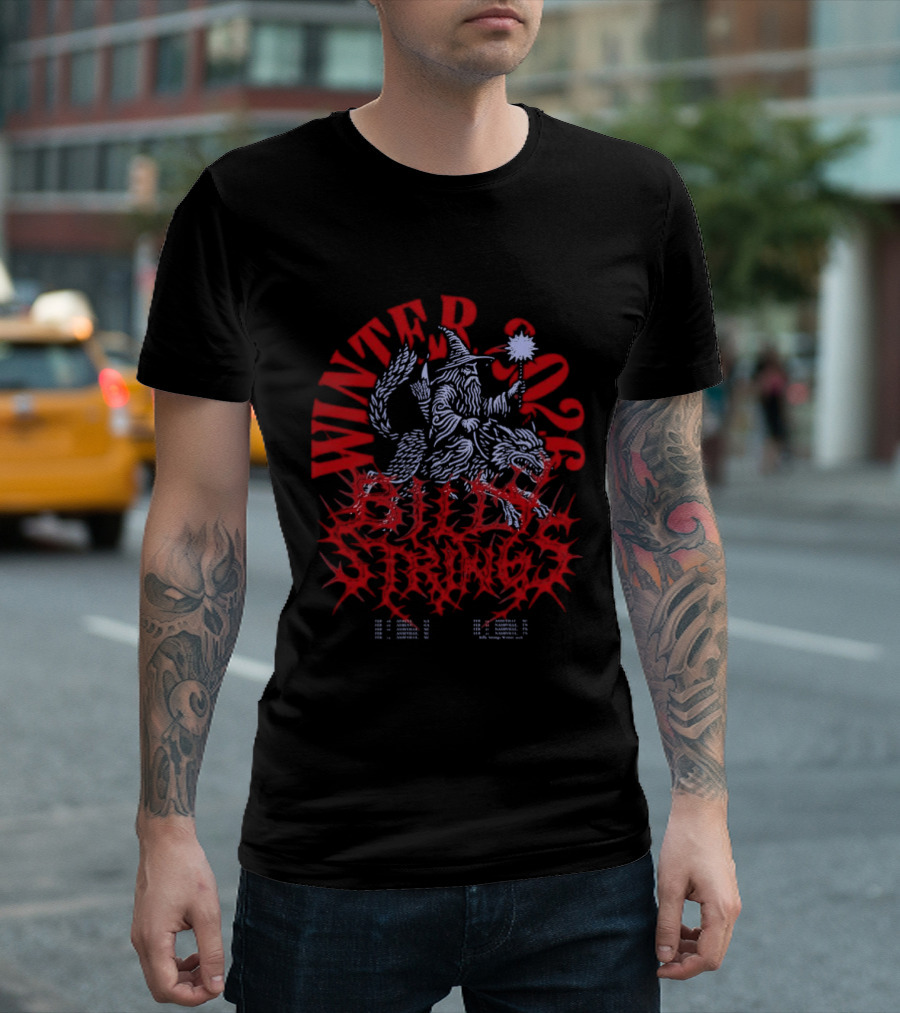 Billy Strings Winter 2026 Wizard Metal Tour T-Shirt