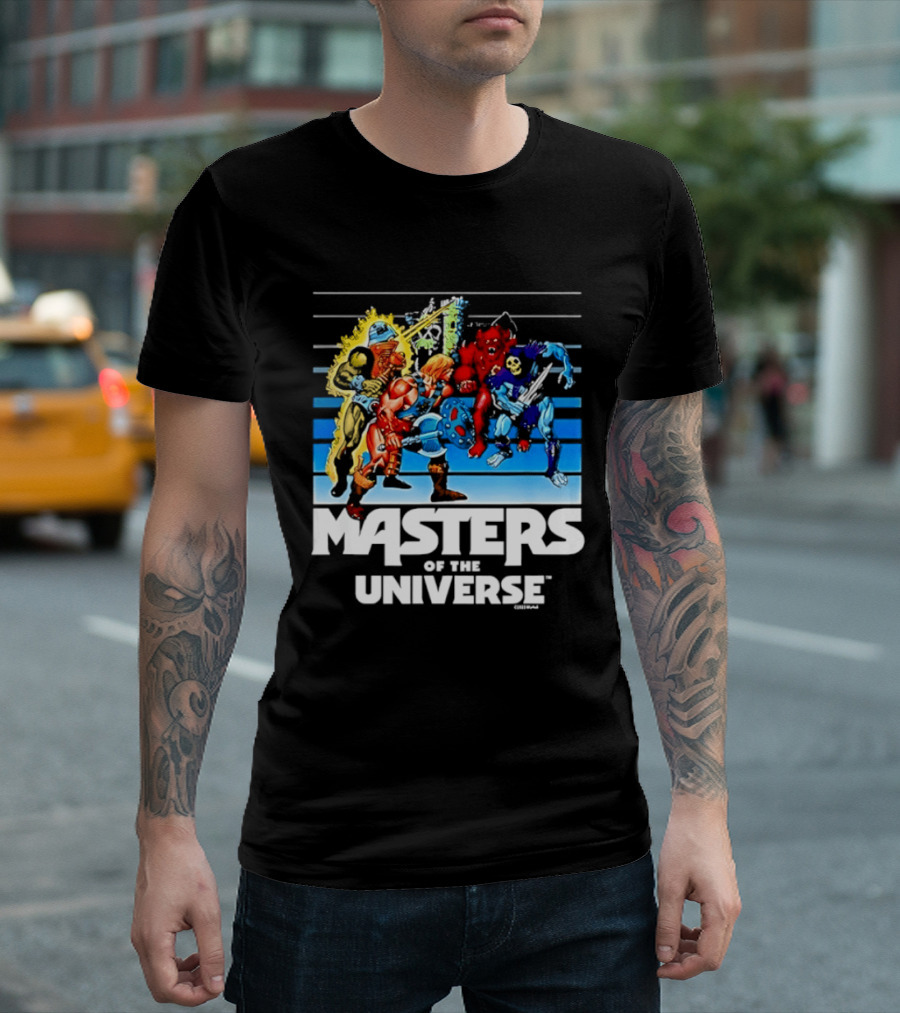 Masters Of The Universe He Man Skeletor And Characters Clash T-Shirt