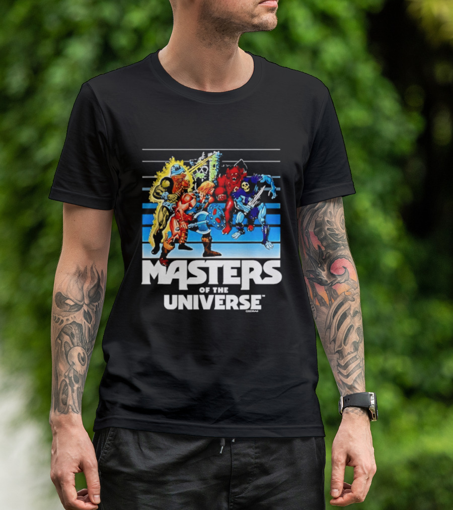 Masters Of The Universe He Man Skeletor And Characters Clash T-Shirt
