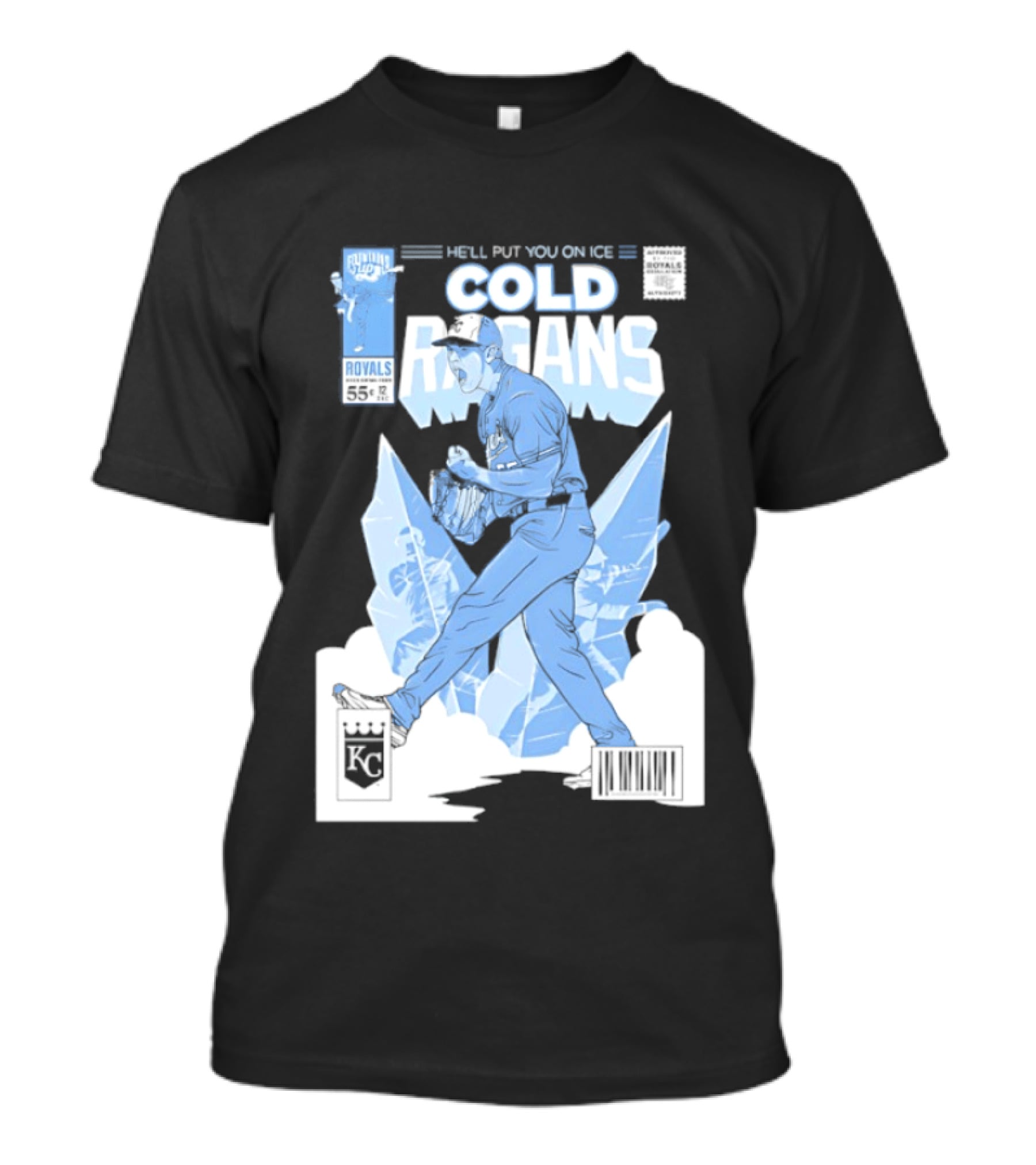 Kansas City Royals Cold Cole Ragans He'll Put You On Ice T-Shirt