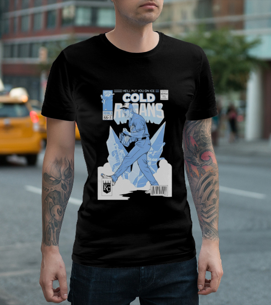 Kansas City Royals Cold Cole Ragans He'll Put You On Ice T-Shirt