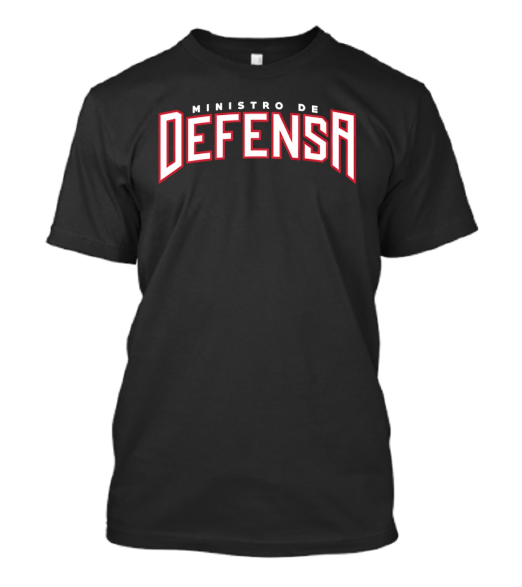 Ministro De Defensa Bold Typography Sports T-Shirt
