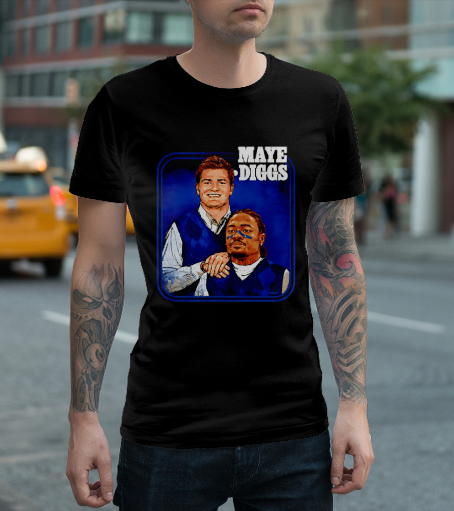 Drake Maye Stefon Diggs Step Brothers Comedy T-Shirt