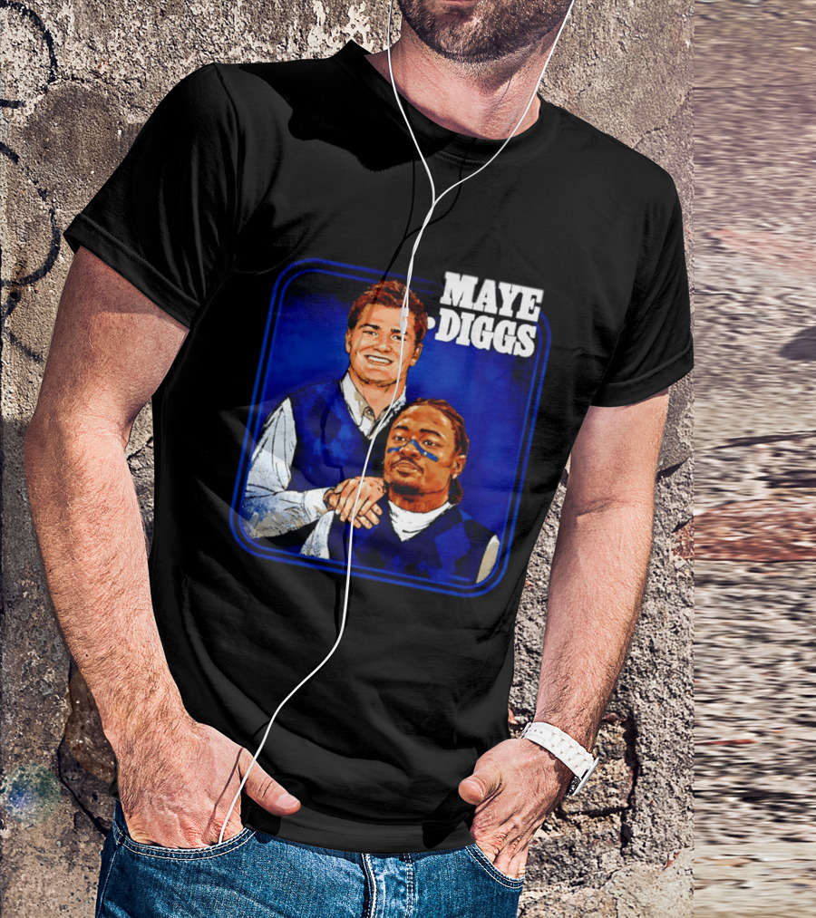 Drake Maye Stefon Diggs Step Brothers Comedy T-Shirt