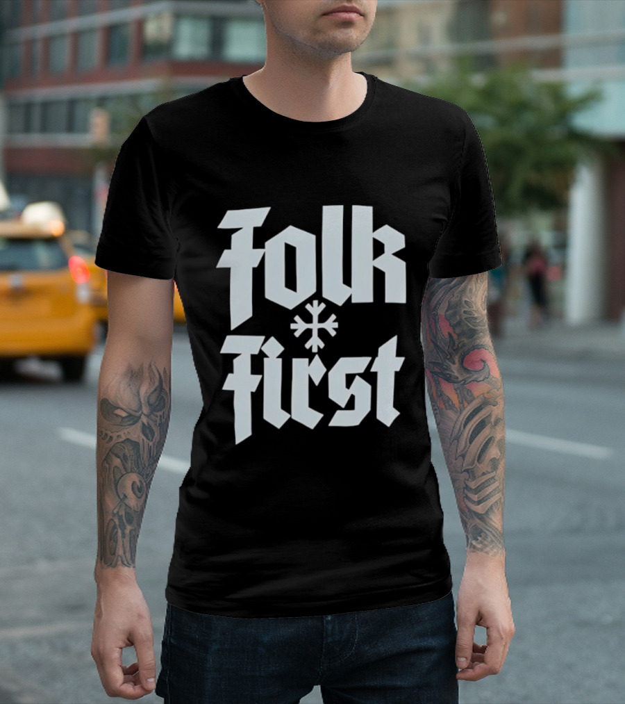 Folk First Snowflake T-Shirt