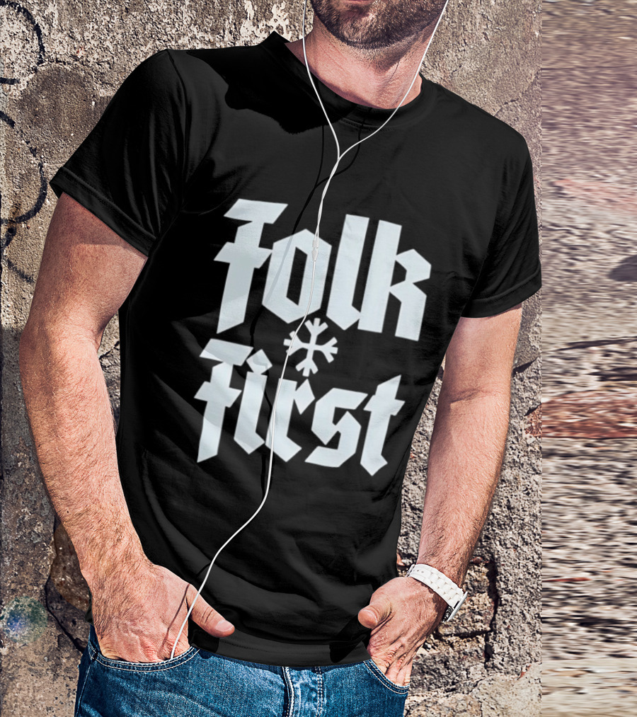 Folk First Snowflake T-Shirt