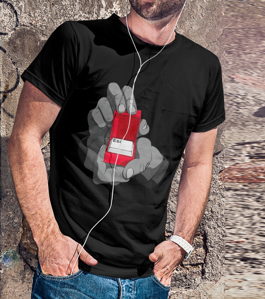 Red Box Proposal ESC Key Meme T-Shirt