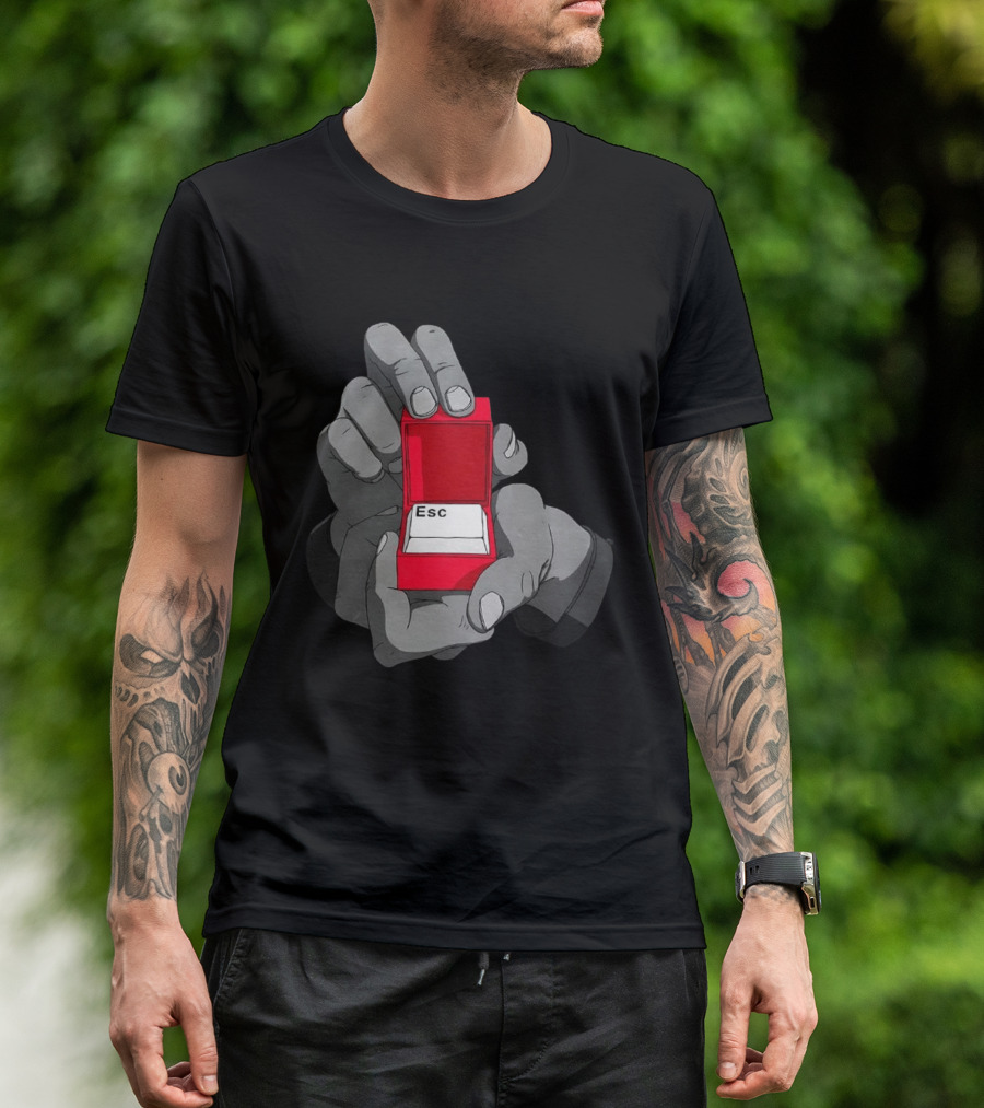 Red Box Proposal ESC Key Meme T-Shirt