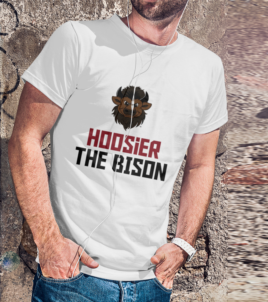 Hoosier The Bison Indiana Squared Off T-Shirt