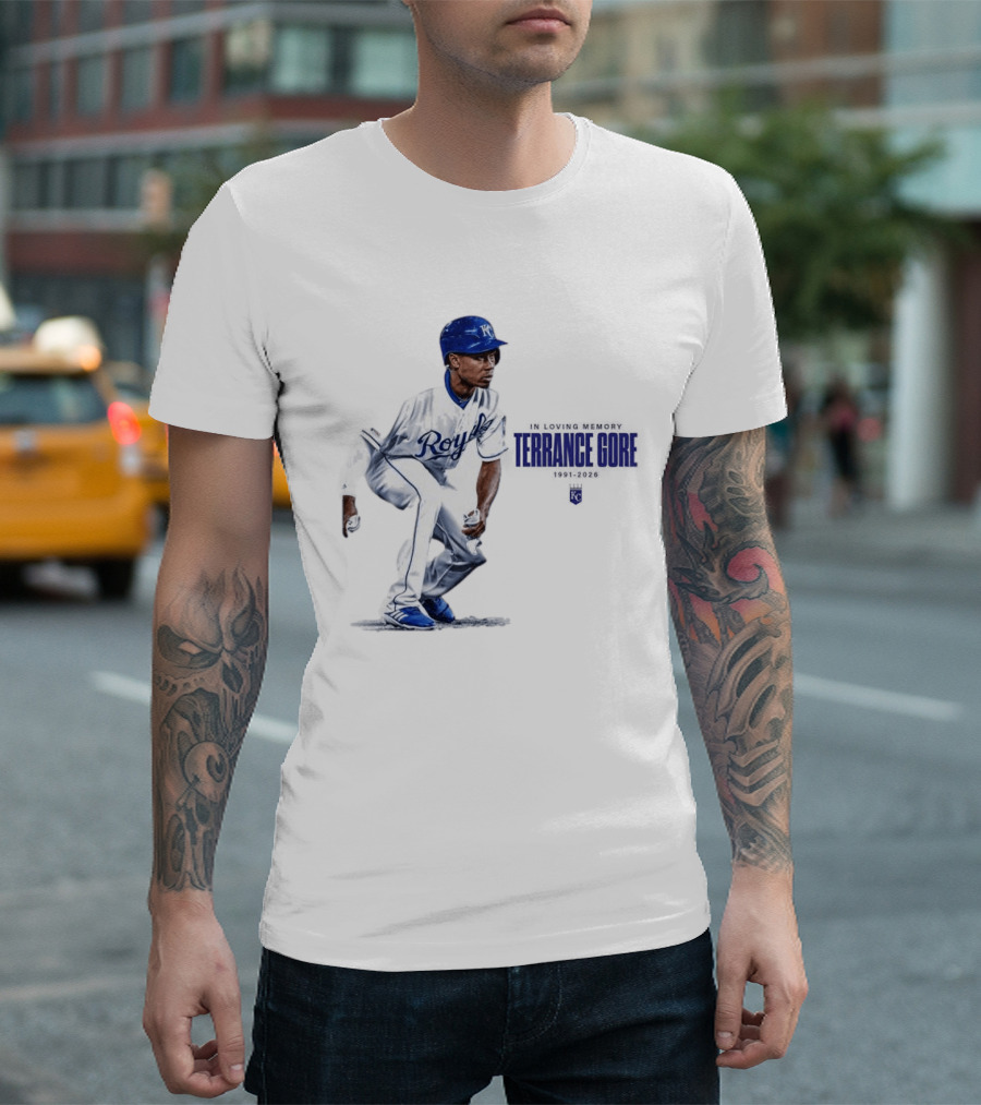 Kansas City Royals Terrance Gore 1991 2026 RIP In Loving Memory T-Shirt