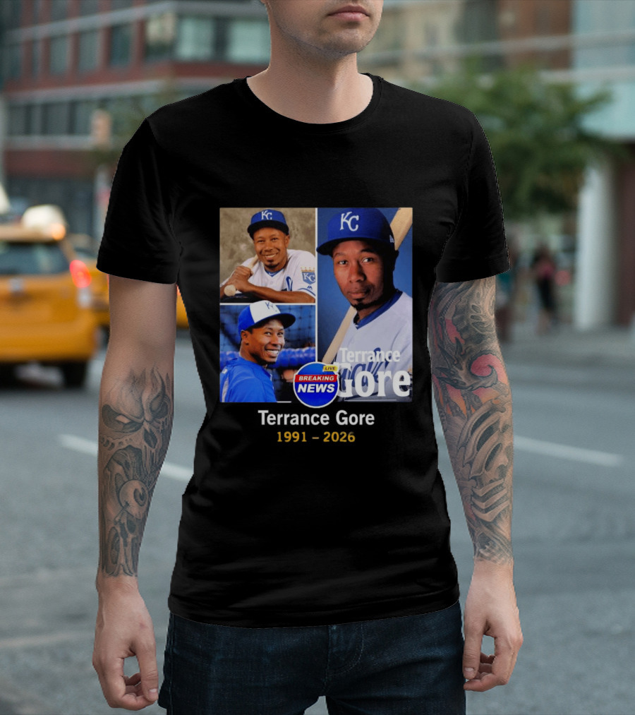 Terrance Gore Kansas City KC Breaking News 1991 2026 T-Shirt