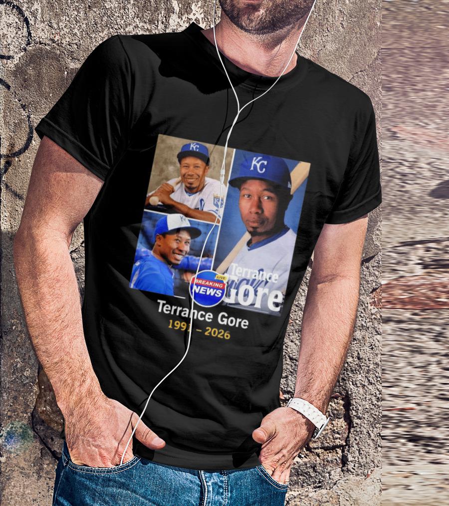 Terrance Gore Kansas City KC Breaking News 1991 2026 T-Shirt