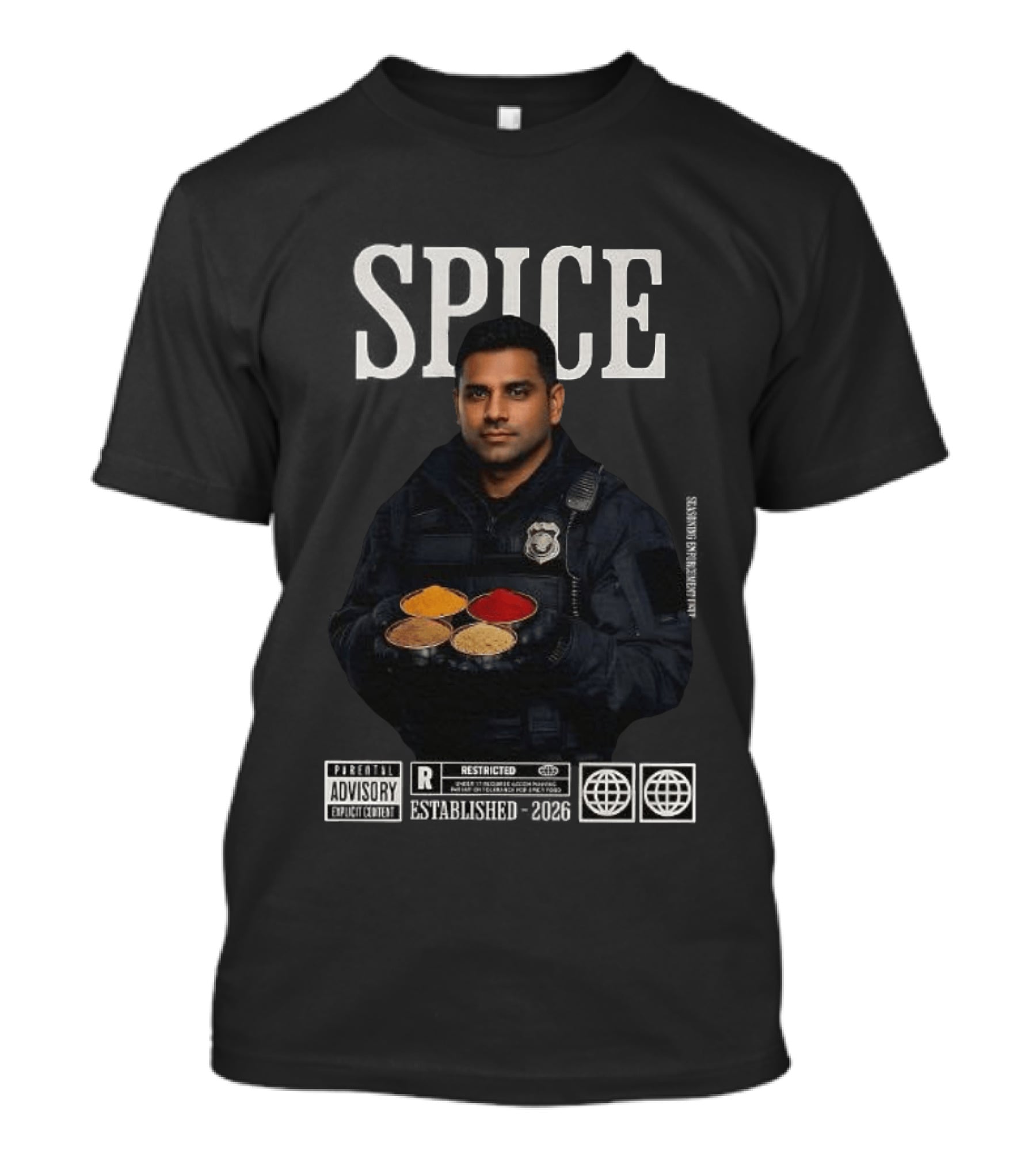 SPICE ICE Restricted Explicit Content Established 2026 T-Shirt