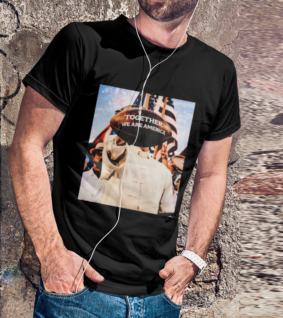 Together We Are America Bad Bunny Football T-Shirt