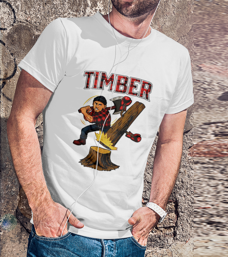 Keith Thurman Timber One Time Lumberjack Axe Boxing Gloves T-Shirt