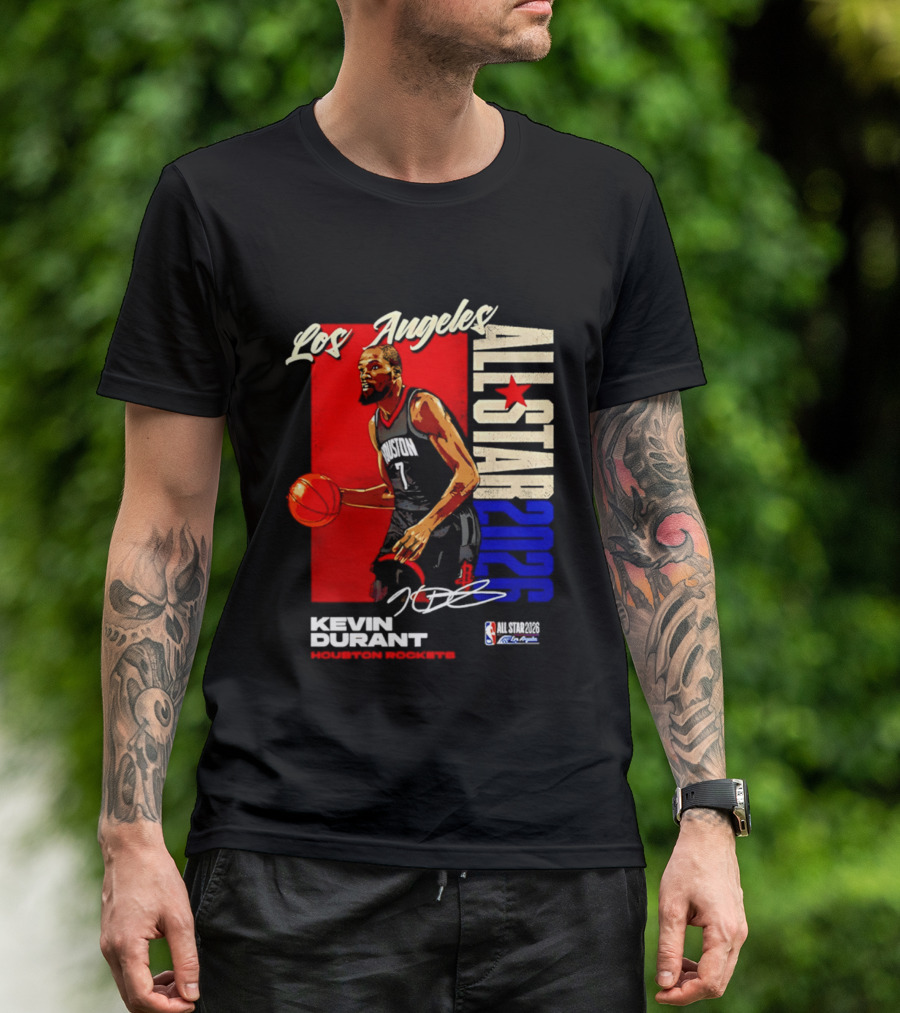 Los Angeles All Star 2026 Kevin Durant Houston Rockets T-Shirt