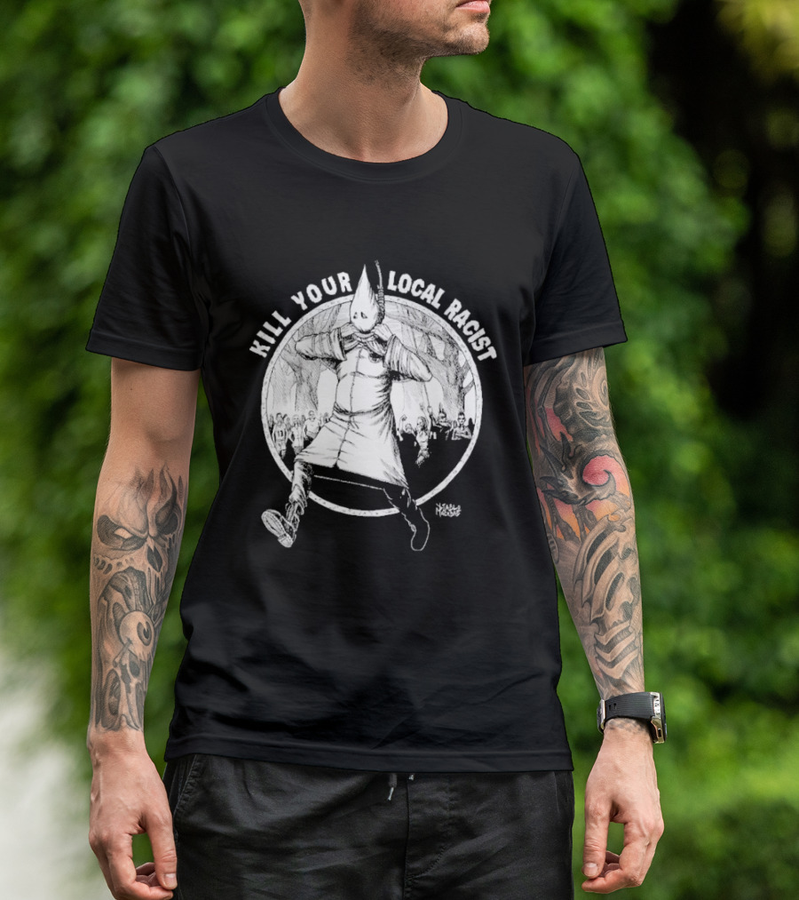 Kill Your Local Racist Diablo Macabre Circle Figure T-Shirt