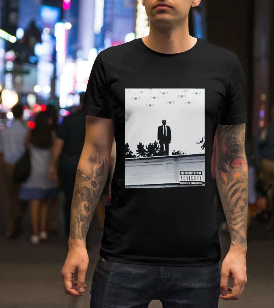 Trump Drone 2026 Department Of War Advisory Research And Development T-Shirt