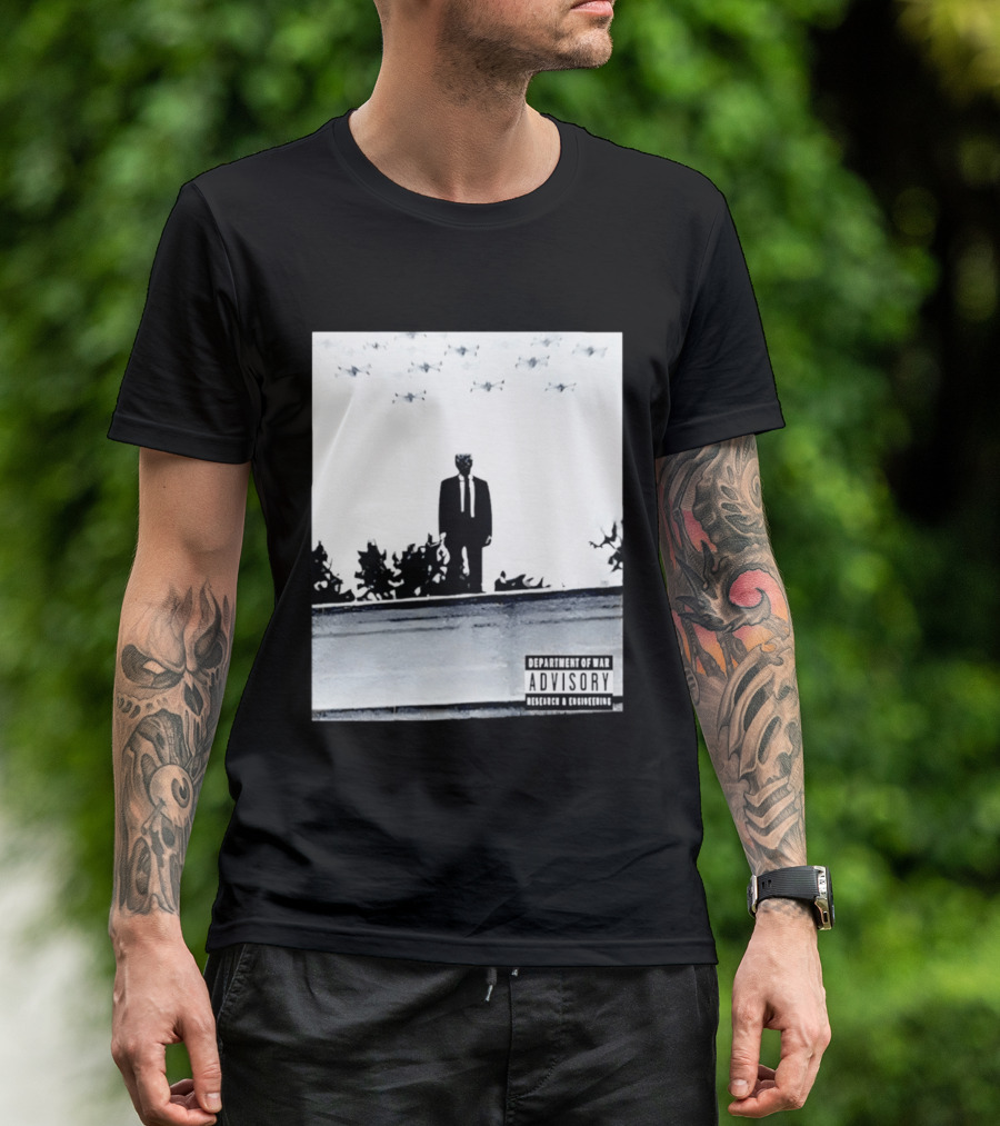 Trump Drone 2026 Department Of War Advisory Research And Development T-Shirt