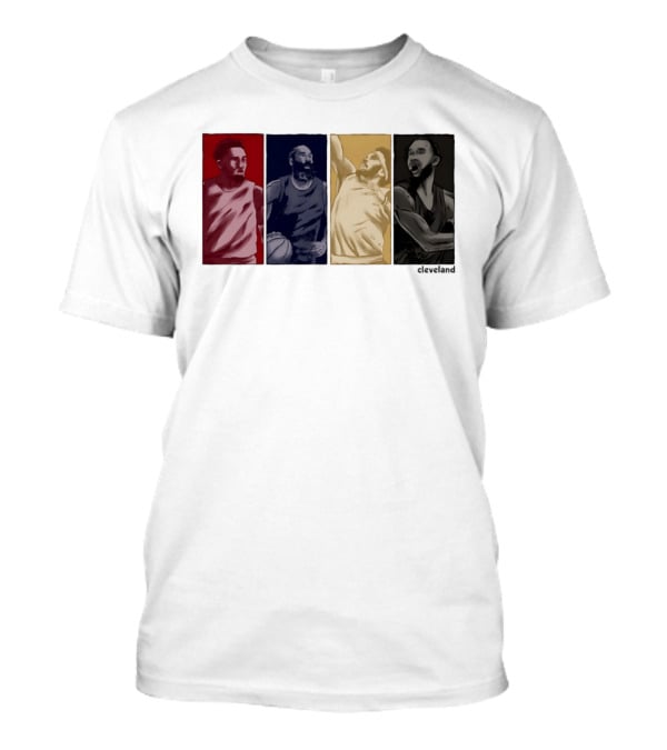 Cleveland Browns Youth Core Four Basketball Players Cleveland T-Shirt