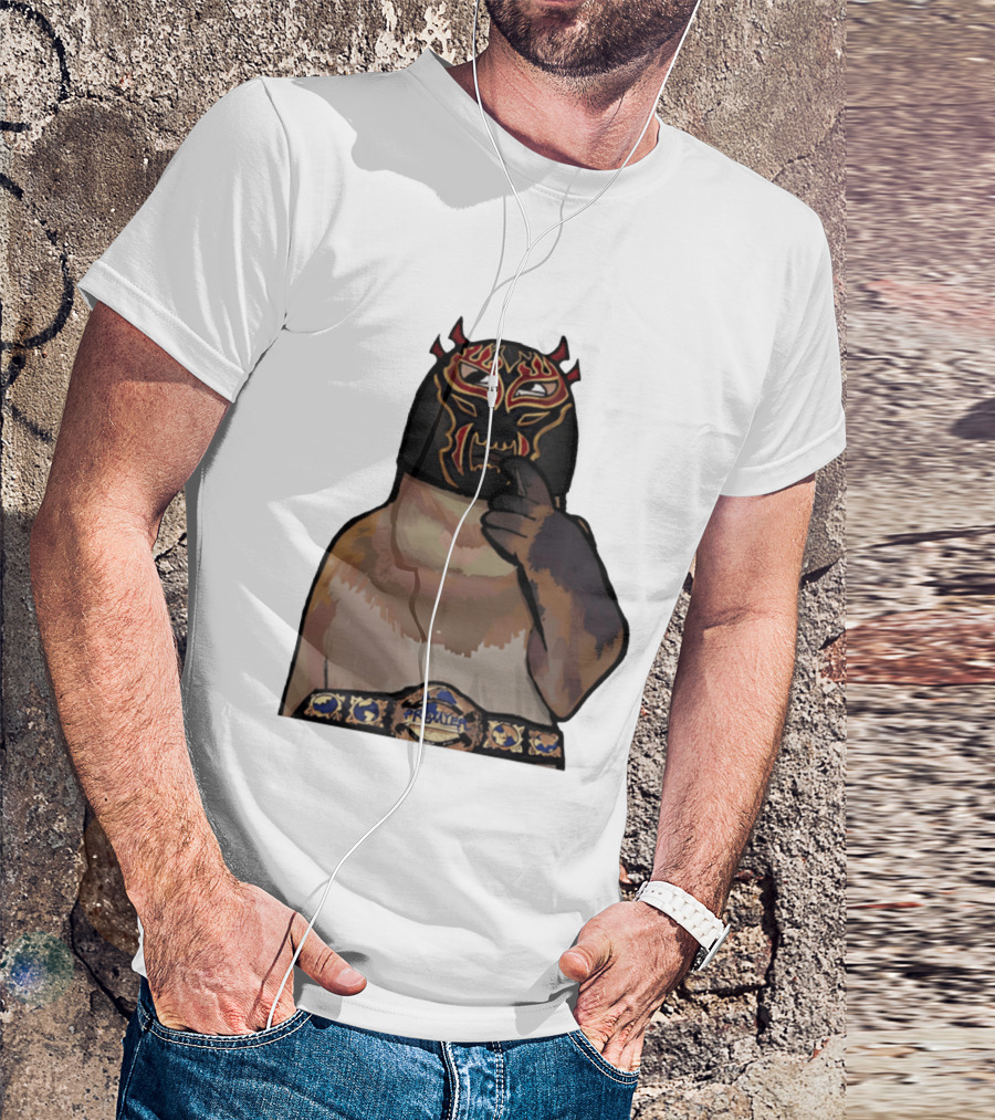 PrawTel Wrestling Champion Luchador Masked Monkey T-Shirt
