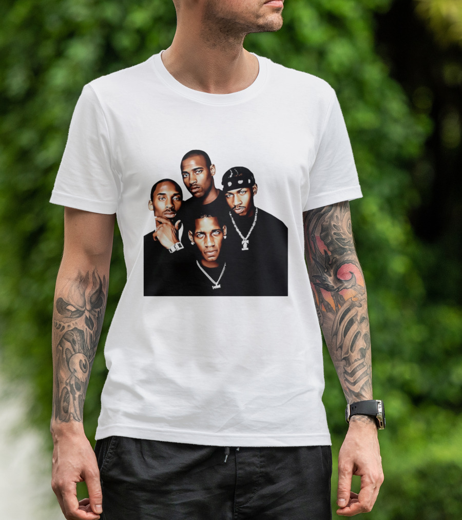 Kobe Iverson Mac Carter Basketball Legends Iconic Group T-Shirt