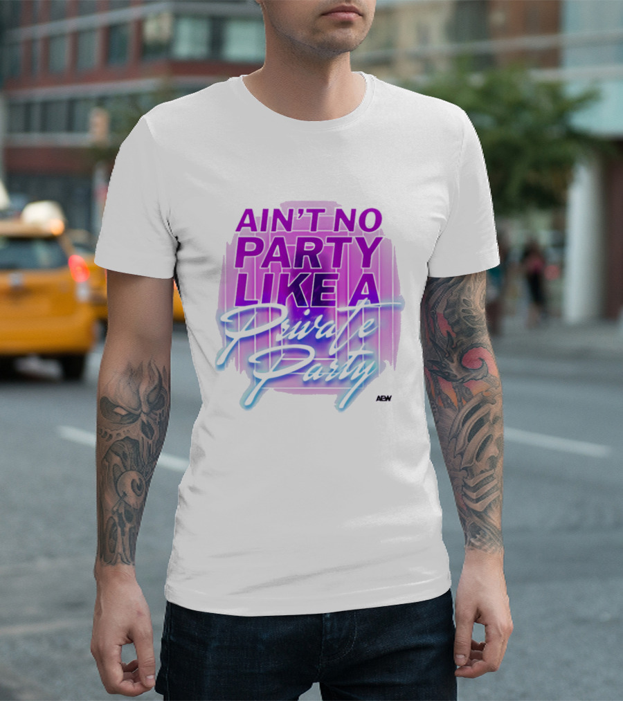 Ain't No Party Like A Private Party Retro Vibe T-Shirt