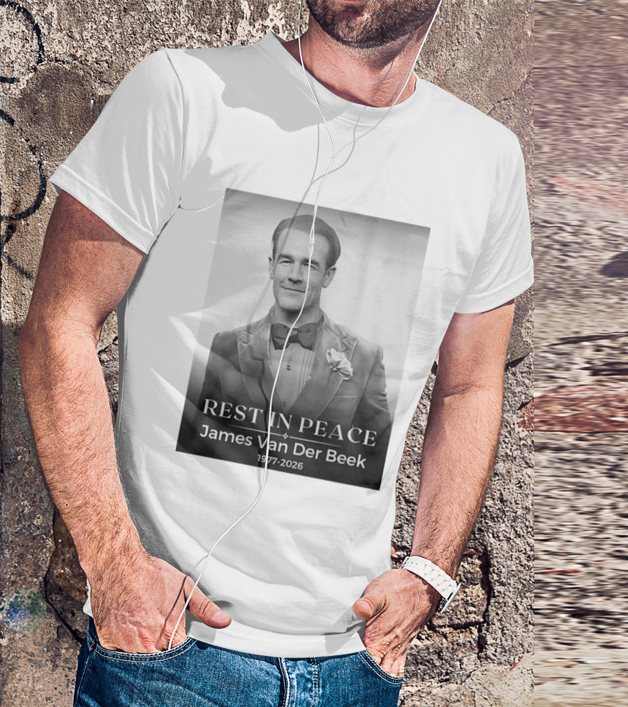 Rest In Peace James Van Der Beek 1977 2026 T-Shirt