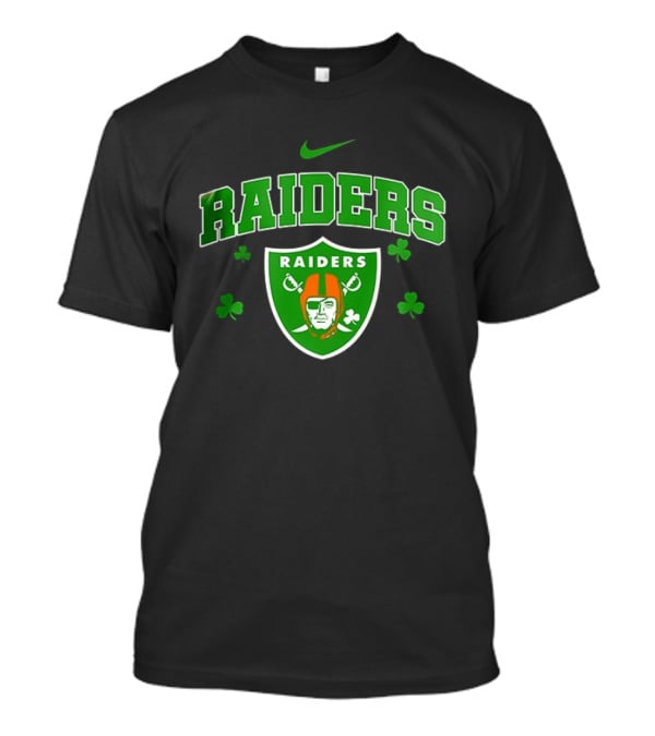 Las Vegas Raiders Irish Witch Soul Shamrock T-Shirt