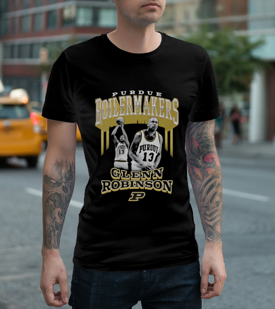 Glenn Robinson Purdue Boilermakers Basketball Legend T-Shirt