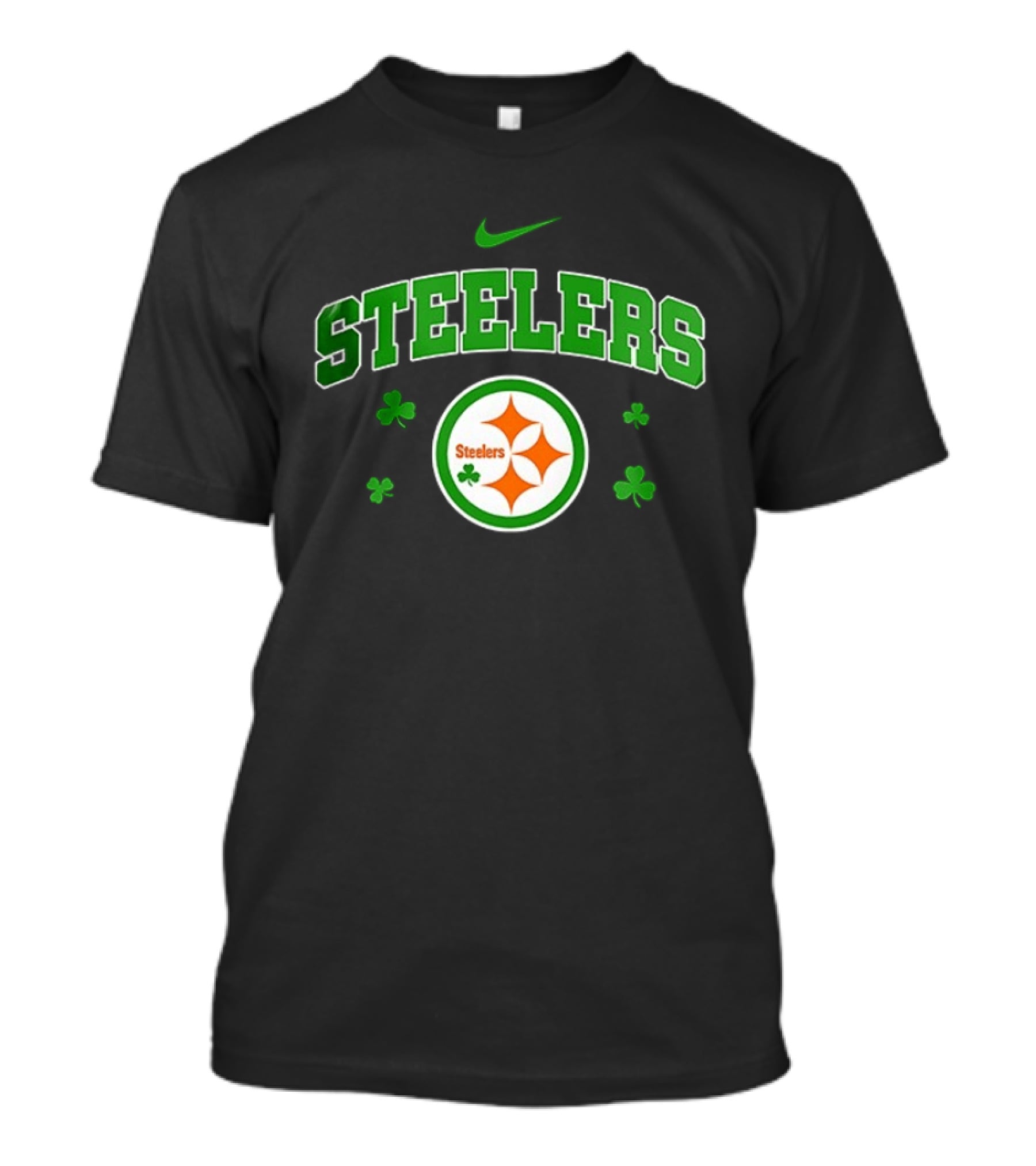 Pittsburgh Steelers Irish Woman Witch Soul Shamrock Fan T-Shirt