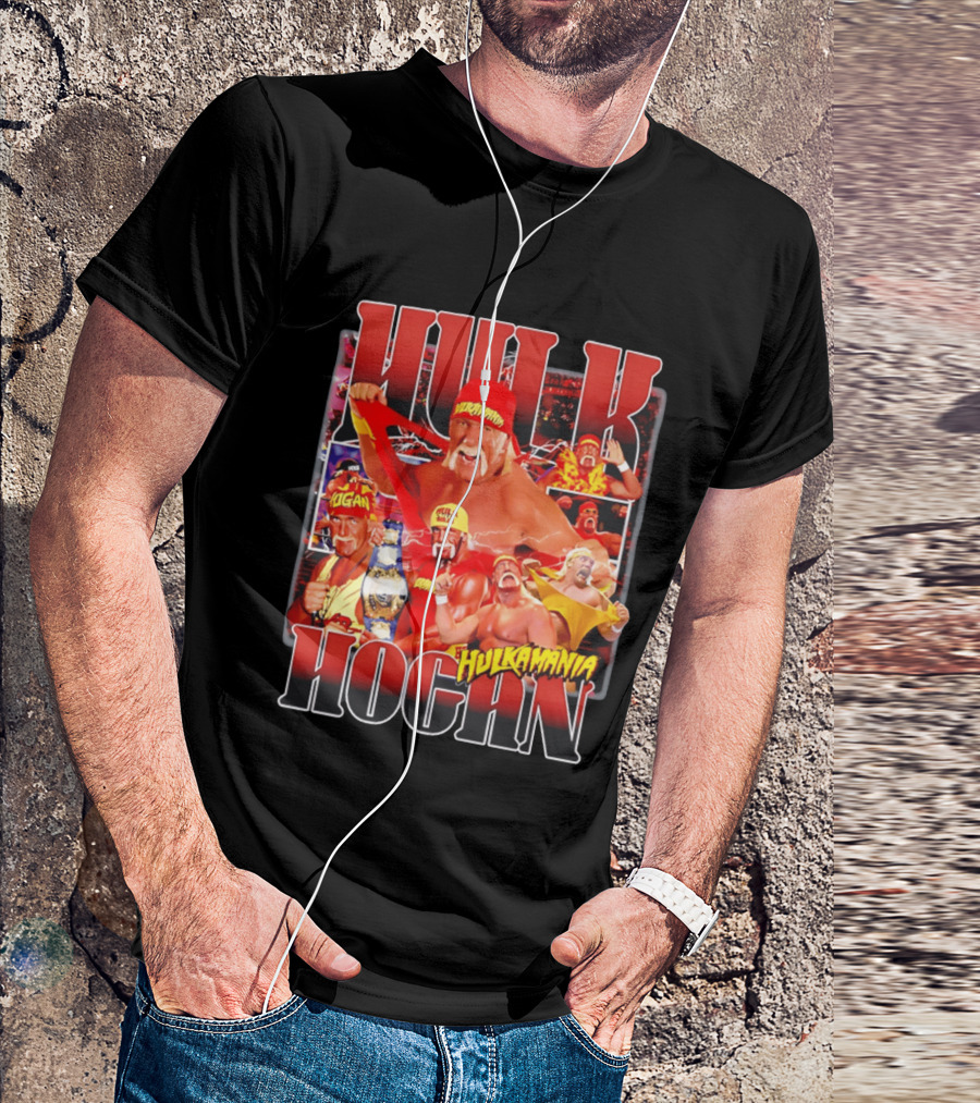 Hulk Hogan Hulkamania Memorial RIP Iconic Wrestling Legend T-Shirt