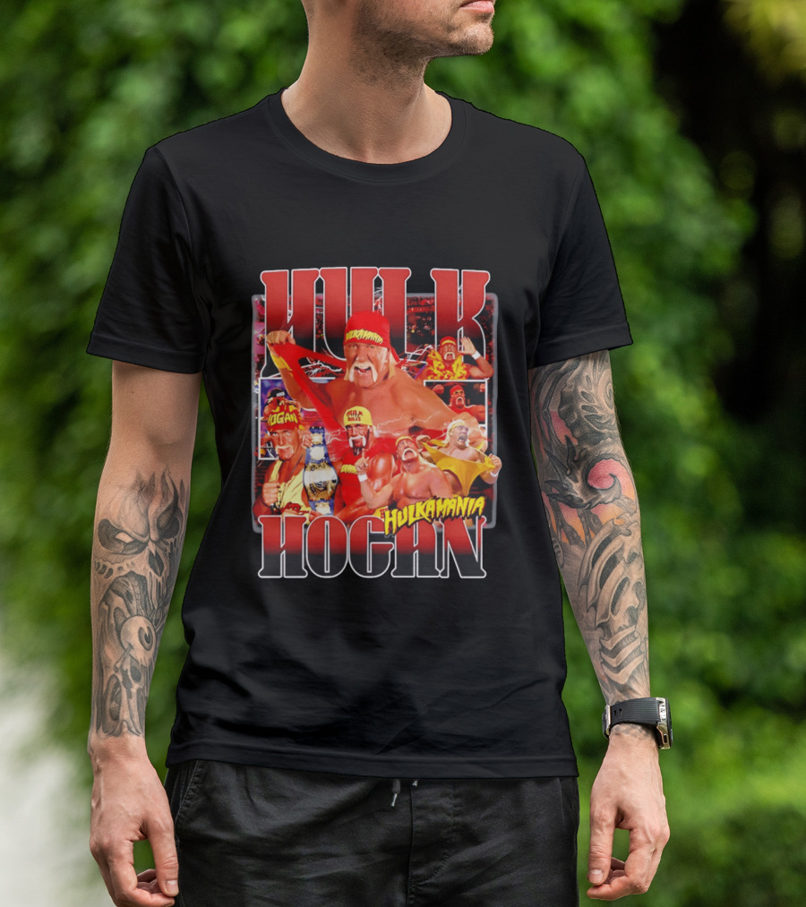 Hulk Hogan Hulkamania Memorial RIP Iconic Wrestling Legend T-Shirt