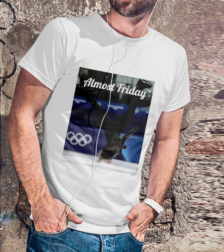 Almost Friday Skating Backflip Olympics Iconic Moment T-Shirt