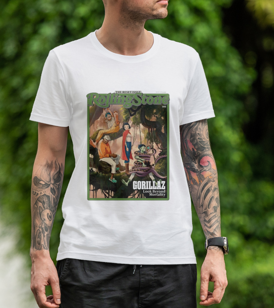 The Reset Issue Rolling Stone India Gorillaz Look Beyond Mortality T-Shirt