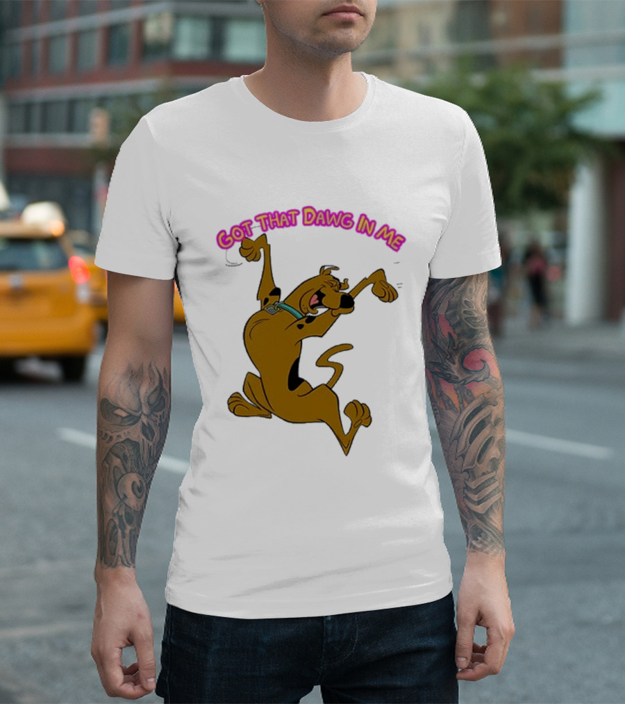 Got That Dawg In Me Scooby Doo Enthusiastic Pose T-Shirt