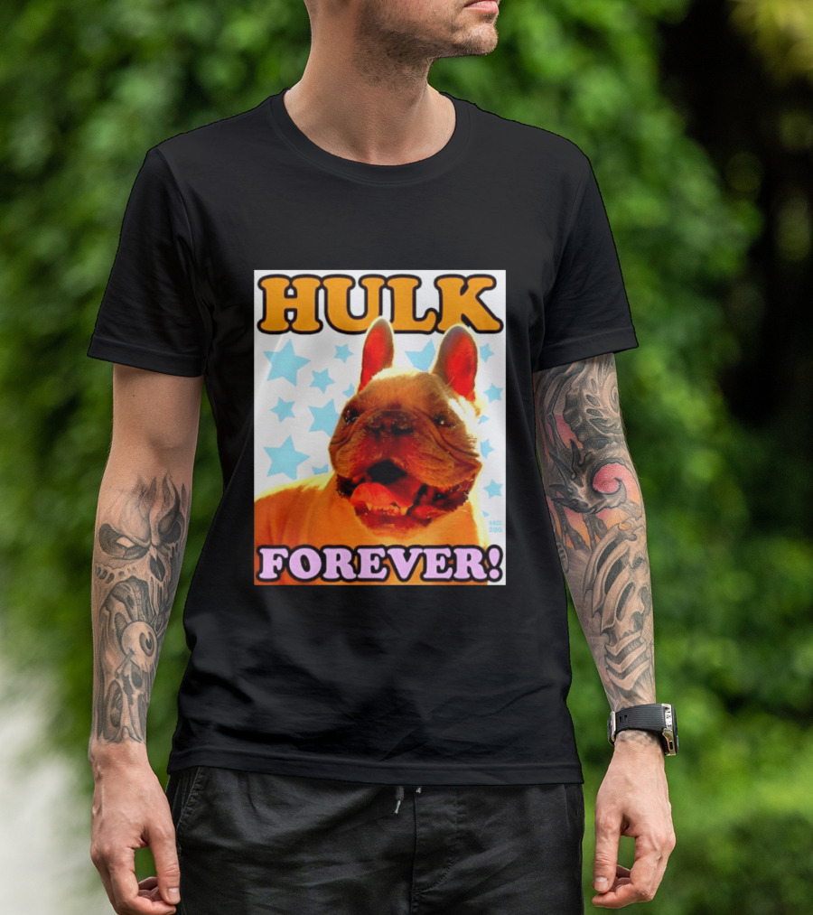 Hulk Forever French Bulldog Stars Dogs T-Shirt