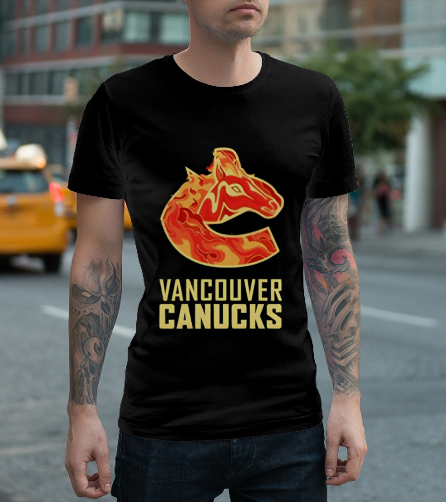 Vancouver Canucks Lunar New Year Horsefire 2026 T-Shirt