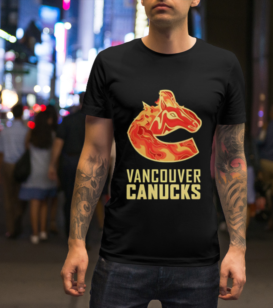 Vancouver Canucks Lunar New Year Horsefire 2026 T-Shirt