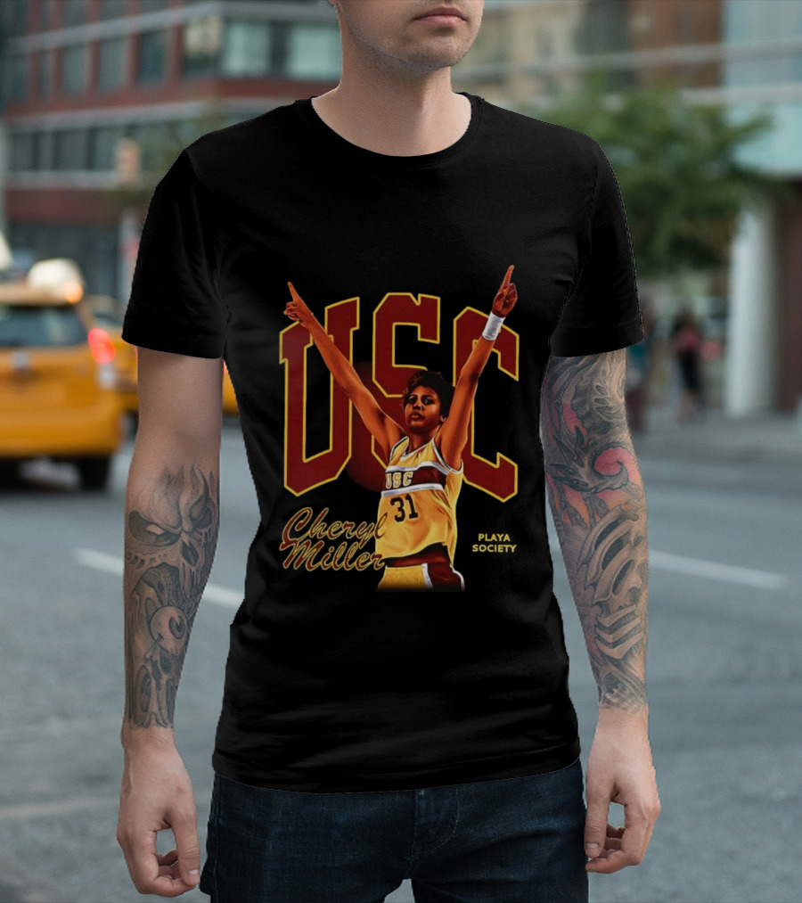 USC Cheryl Miller 31 Basketball Legend T-Shirt