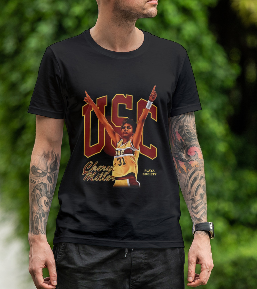 USC Cheryl Miller 31 Basketball Legend T-Shirt