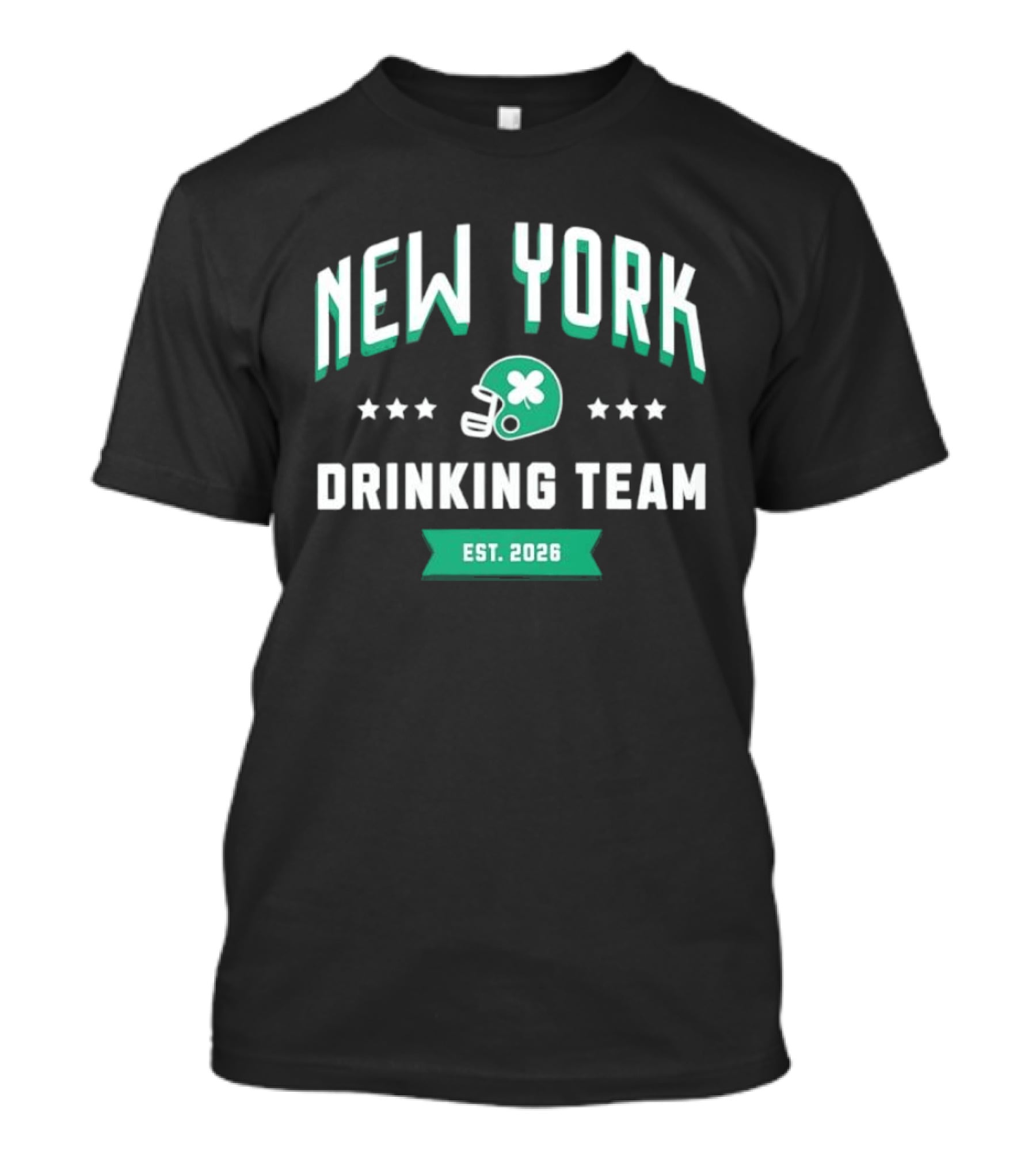 New York Drinking Team Helmet Est 2026 T-Shirt