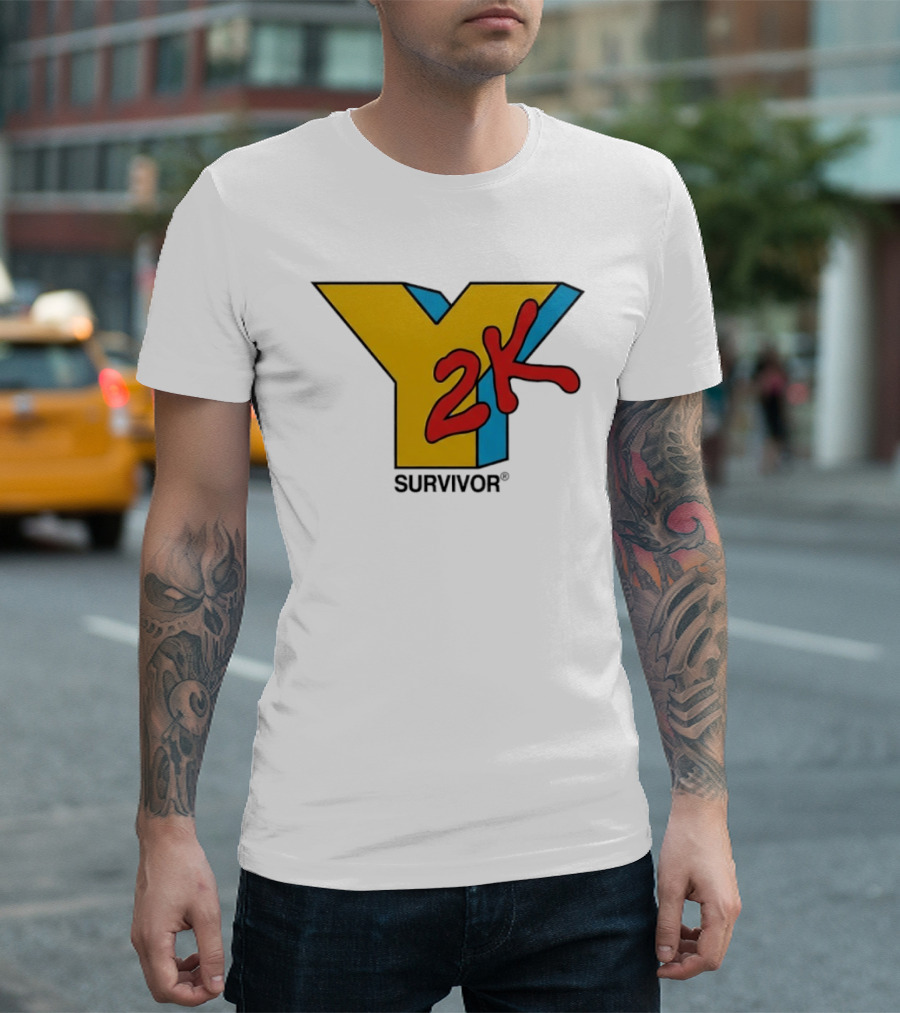 Y2K Survivor Retro 2000s Nostalgia Fashion Trend T-Shirt