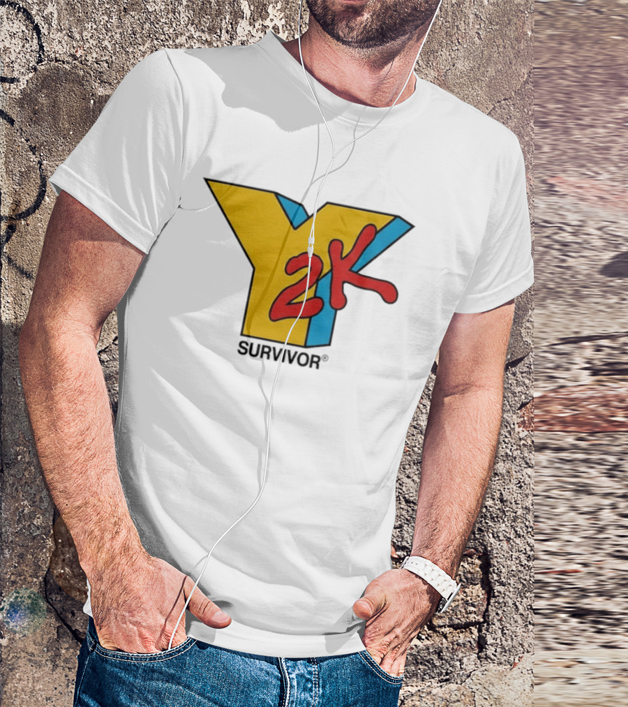 Y2K Survivor Retro 2000s Nostalgia Fashion Trend T-Shirt