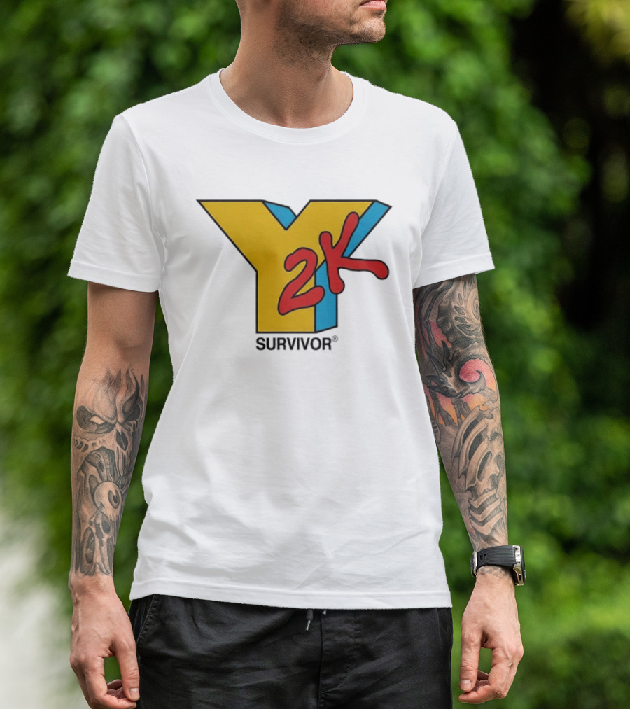 Y2K Survivor Retro 2000s Nostalgia Fashion Trend T-Shirt