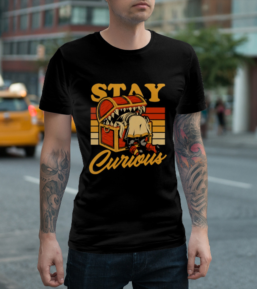 Stay Curious Elf Anime Treasure T-Shirt