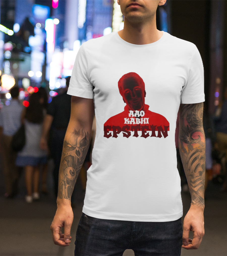 Aao Kabhi Epstein Edgy Meme T-Shirt